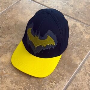 Black and Yellow Kids Batman Cap